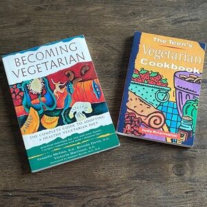 Vintage Vegetarian Cookbooks Set